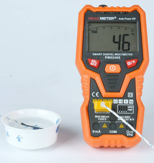 Multimeter Auto Range Digital NCV Multimeter Voltmeter Ammeter Frequency Resistance Capacitance Temperature Tester